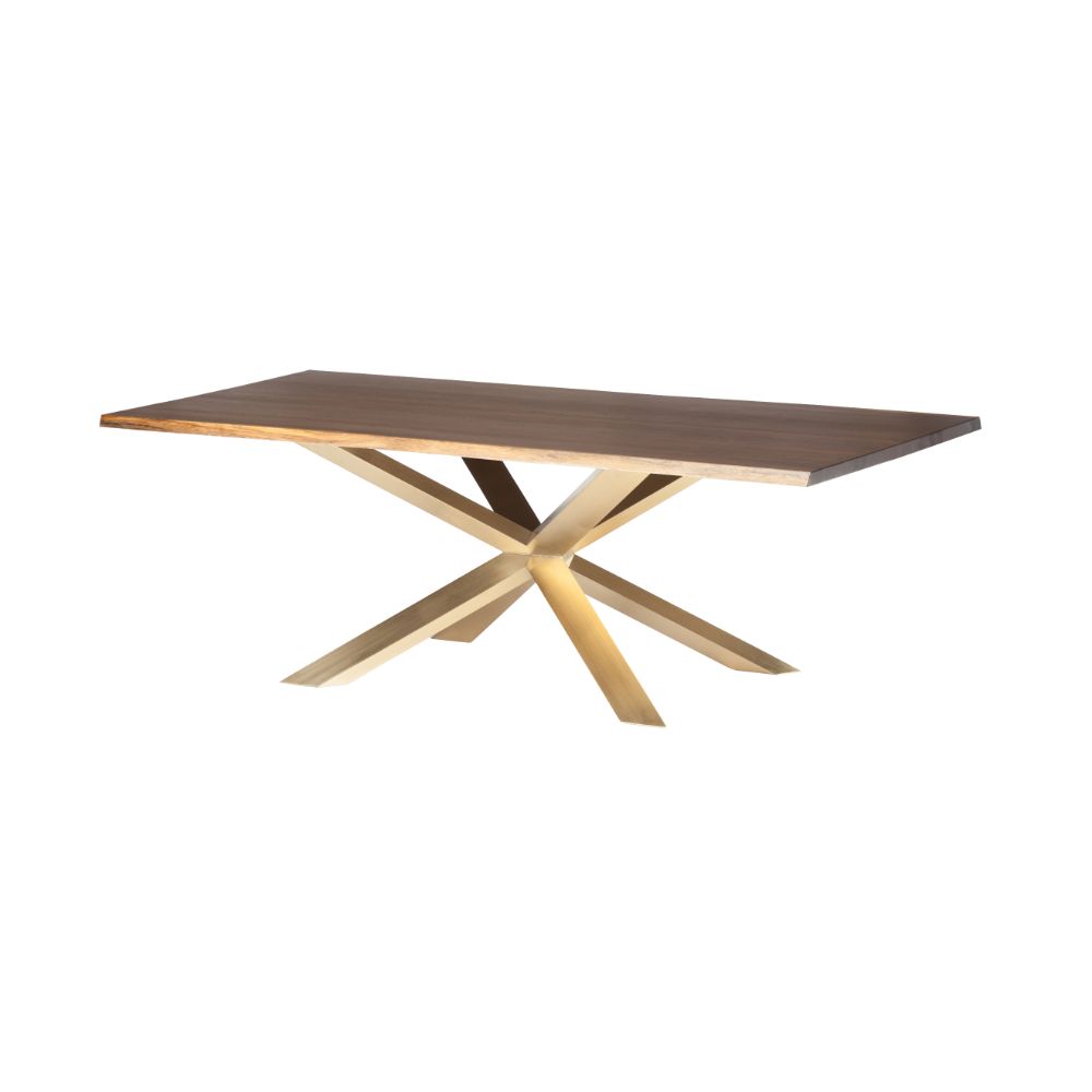 Nuevo HGSR483 COUTURE DINING TABLE in SEARED
